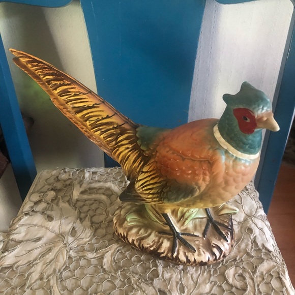 Vintage Hand-painted Ring-Necked Pheasants Bird Figurines Made in JAPAN - Picture 2 of 16